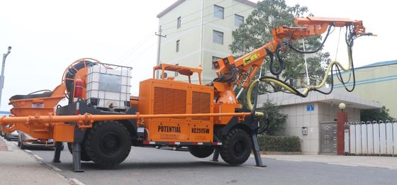Macchina robot 4kw dello Shotcrete di potere del motore per il tunnel funzionante della sezione di Midium