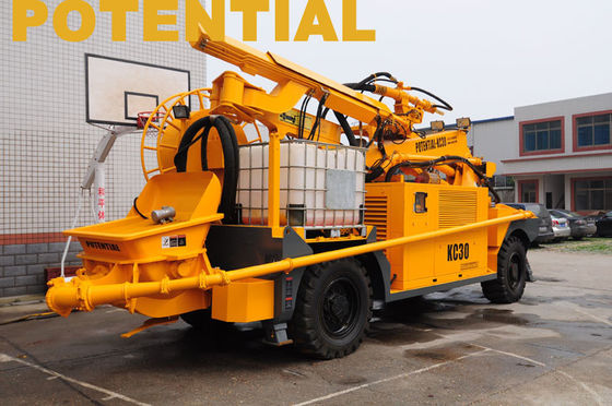 Macchina concreta bagnata dello Shotcrete, robot KC3019 dello Shotcrete per il tunnel ferroviario